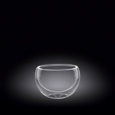 Салатник d=80 мм. 120 мл с дв. стенками Thermo Glass Wilmax /6/180/