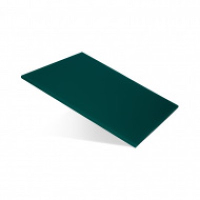 Доска разделочная 350х260х8мм зеленый пластик