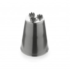 Насадка кондитерская "Звезда тройная" d-5мм. h-42мм. нерж.