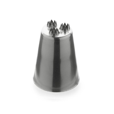 Насадка кондитерская "Звезда тройная" d-5мм. h-42мм. нерж.