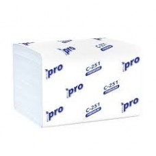 Салфетки бумажные 16,2х21см белые в настольный диспенсер, 200 л.  1/40