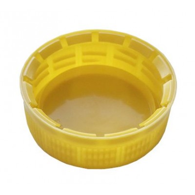 Крышка для бутылки ПЭТ d-38мм. желтый ШИРОКОЕ ГОРЛО 1/100шт (ВП)