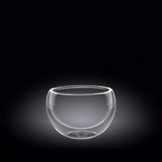 Салатник d=80 мм. 200 мл с дв. стенками Thermo Glass Wilmax /6/120/