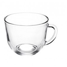 Чашка чайная «Гламур» стекло; 200мл; D=8.9,H=6.9см; прозр.
