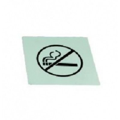 Табличка "No Smoking" , нерж. MGSteel