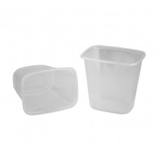 Контейнер 500мл 108х82х102мм,ПРОЗРАЧНЫЙ 1/100/1000