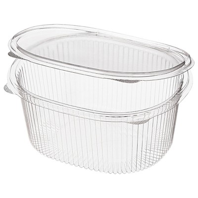 Контейнер 1000мл. ОВАЛ 175х149х79мм внеш., внутр. 132х99х72мм, 1000мл, прозрачный, ОПС