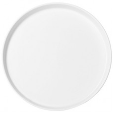 Блюдо круглое с бортом «Кунстверк» фарфор; D=22см; белый