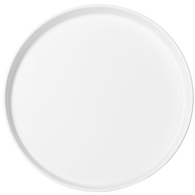 Блюдо круглое с бортом «Кунстверк» фарфор; D=22см; белый