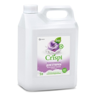 Гель для стирки всех видов тканей концентрат CRISPI, 5 л
