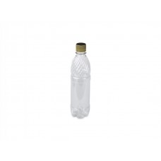 Бутылка 500мл прозрачная с крышкой 28мм. П/Э 1/50шт