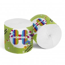 Туалетная бумага НОВИНКА ЗЕЛЕНАЯ рулон без втулки 53м±5%, диаметр рулона 92мм±5% 1/48шт Туалетная бумага НОВИНКА ЗЕЛЕНАЯ рулон без втулки 53м±5%, диаметр рулона 92мм±5% 1/48шт