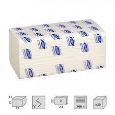 Полотенце бумажные д/диспенсера Luscan Professional Z-сложение, 2-х слойн.,190л. цел.1/20