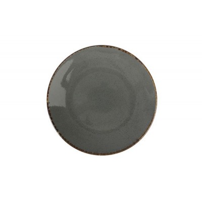 Тарелка мелкая без рима 30 CM DARK GREY