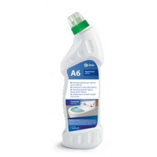 А6 Моющее средство для глубокой чистки и дезинфекции унитазов, ванных комнат 750мл.