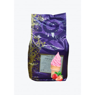 Смесь сухая молочная для приготовления мороженого "Софткрим Клубники" 1,75кг.1/14кг/8шт.