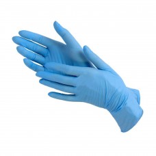Перчатки нитриловые М синие, 50пар(ЧЛ)