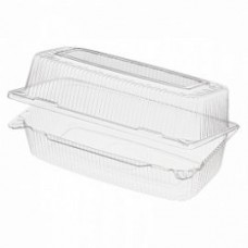 Контейнер 1,6. 228х128х86мм, внут. 200x100x80мм, прозрачная,