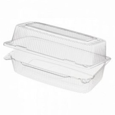 Контейнер 1,6. 228х128х86мм, внут. 200x100x80мм, прозрачная,