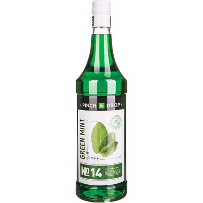 Сироп Базилик «Pinch&Drop» стекло 1л D=85,H=330мм зелен.