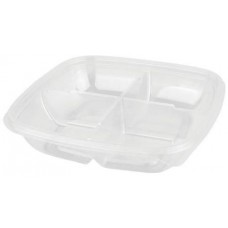 Контейнер 620мл. СпК-1919 прозрачный 190х190х41,5мм 1/140