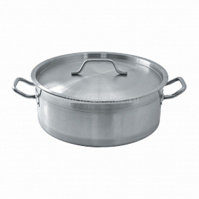 Кастрюля  6.2л (28*10) усиленная -низкий профиль Proff Chef Line