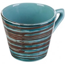 Чашка чайная «Скандинавия» керамика 250мл D=8,H=7см голуб.,коричнев.