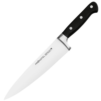 Нож поварской «Проотель» сталь нерж.,пластик; L=34.5/21,B=4.5см