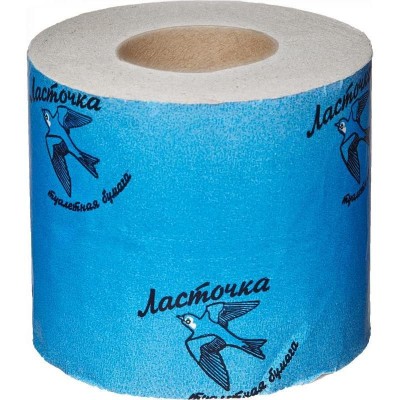 Туалетная бумага Ласточка со втулкой 31,25м 1/48