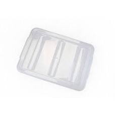 Емкость для столовых приборов 4 секции 53*32,5 см. пласт. прозрачная APS