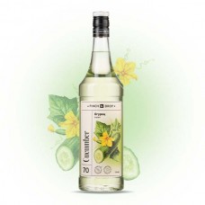 Сироп Огурец «Pinch&Drop»  стекло 1л D=85,H=330мм белый