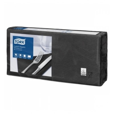 Салфетки ТОРК 33*33см. черные
