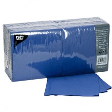Салфетки 33*33см синие  250шт
