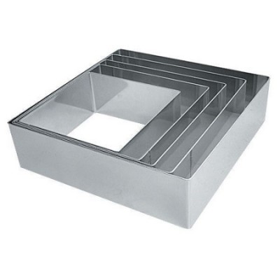 Кольцо д/выкладки/выпечки "Квадрат" 8*8*4 см. MGSteel