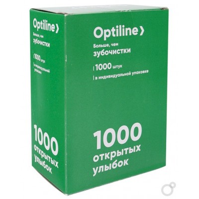 Зубочистки 1000шт. в инд/уп п/э  "OptiLine" 1/50