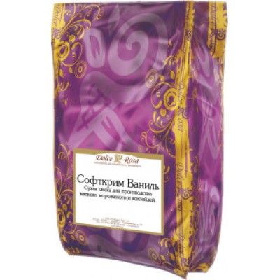 Смесь сухая молочная для приготовления мороженого "Софткрим Ваниль" 1,75кг.1/14кг/8шт.