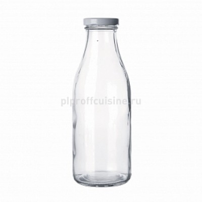 Бутылка с крышкой для молока, соков 1000мл
