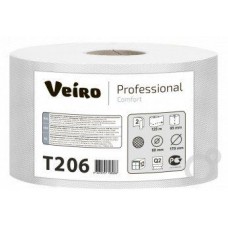 Туалетная бумага 125м 2-слойная Veiro Professional Comfort Т206(120231) 1/12шт