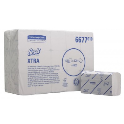 Полотенца для рук-Сложенные/Маленький Scott Xtra 320листов 1/15