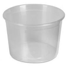 Контейнер 500мл. ПЛОШКА (суповая) без крышки, d-112мм 1/20/400(АЙ)