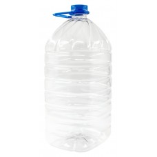 Бутылка 5л прозрачная с крышкой 38мм ПЭТ 1/35