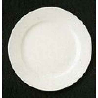 Тарелка круглая 23 см., с бортом , фарфор,молочно-белый, SandStone