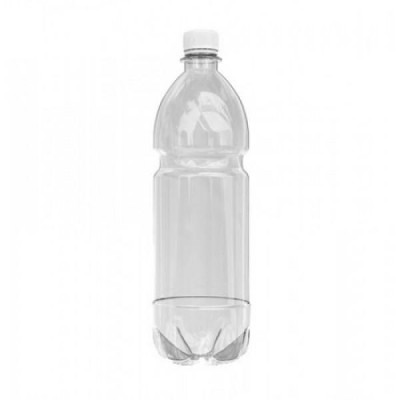 Бутылка 2000мл прозрачная с крышкой П/Э 1/50шт