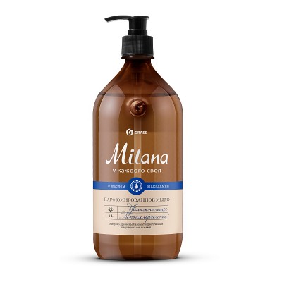 МИЛАНА Жидкое парфюмированное мыло Milana Амбра и нероли", 1 л