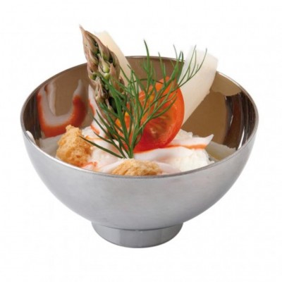 Форма д/фуршета ЧАША 72мл. серебро 1/50