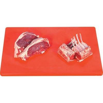 Доска раздел.красная пластик 40см*30*см*1,8см LQ-NEW