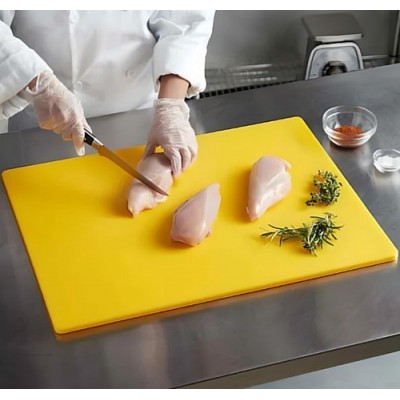Доска разделочная 40*30*1.8 желтая пластик LQ-NEW
