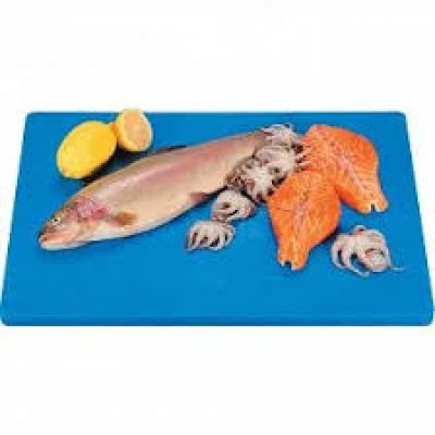 Доска разделочная 40*30*1.8 голубая пластик LQ-NEW