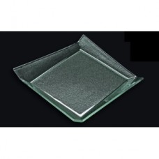 Блюдо квадратное l=250*250 мм. прозр. стекло 3D
