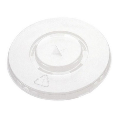 Крышка для стаканов d-90мм, плоская с отверстием под трубочку РР 1/50/1000